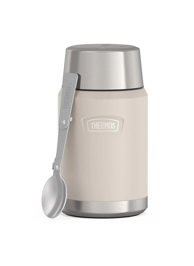 THERMOS - جرّة حجرية معزولة حرارياً من الفولاذ المقاوم للصدأ بسعة 710 مل، إس3012سن، جرة شوربة، حاوية تخزين الطعام، قارورة حرارية للسفر، جرة طعام، صندوق غداء - Image 1