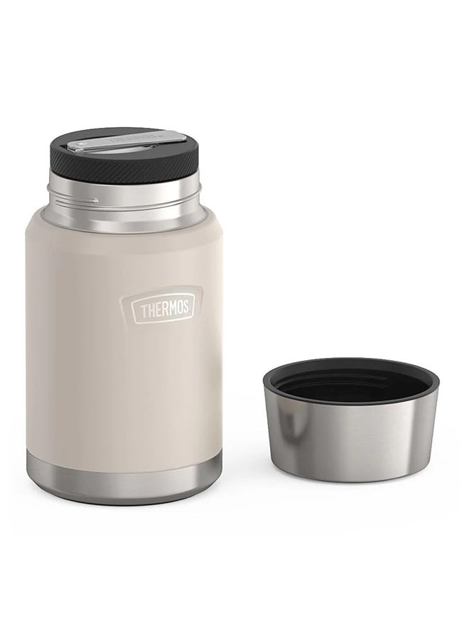 THERMOS - جرّة حجرية معزولة حرارياً من الفولاذ المقاوم للصدأ بسعة 710 مل، إس3012سن، جرة شوربة، حاوية تخزين الطعام، قارورة حرارية للسفر، جرة طعام، صندوق غداء - Image 1