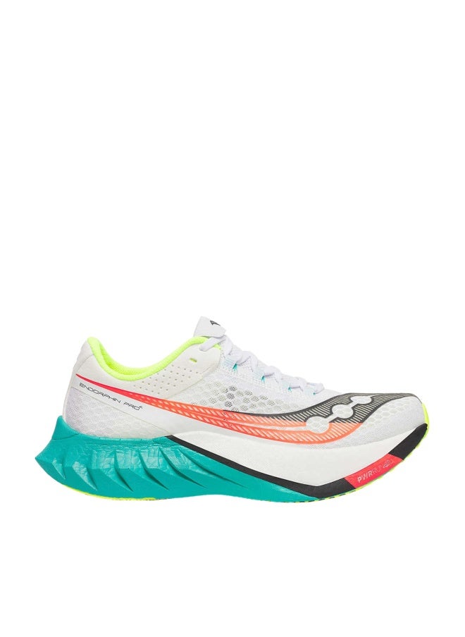 Saucony Men's Endorphin Pro 4 Sneaker, White/Mutant, 11 - Image 1