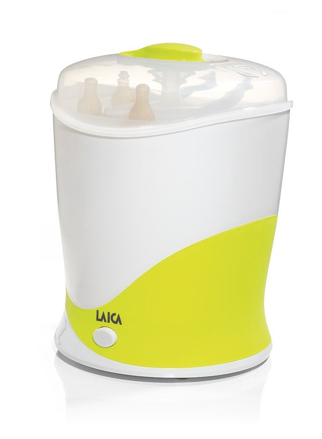 LAICA Electric Steam Sterilizer Bc1005 6 Bottle Capacity Fully Automatic 10 Minute Sterilisation Cycle Includes Bottle And Teat Holder Hygienic Clamp And Measuring Scoop - Image 2