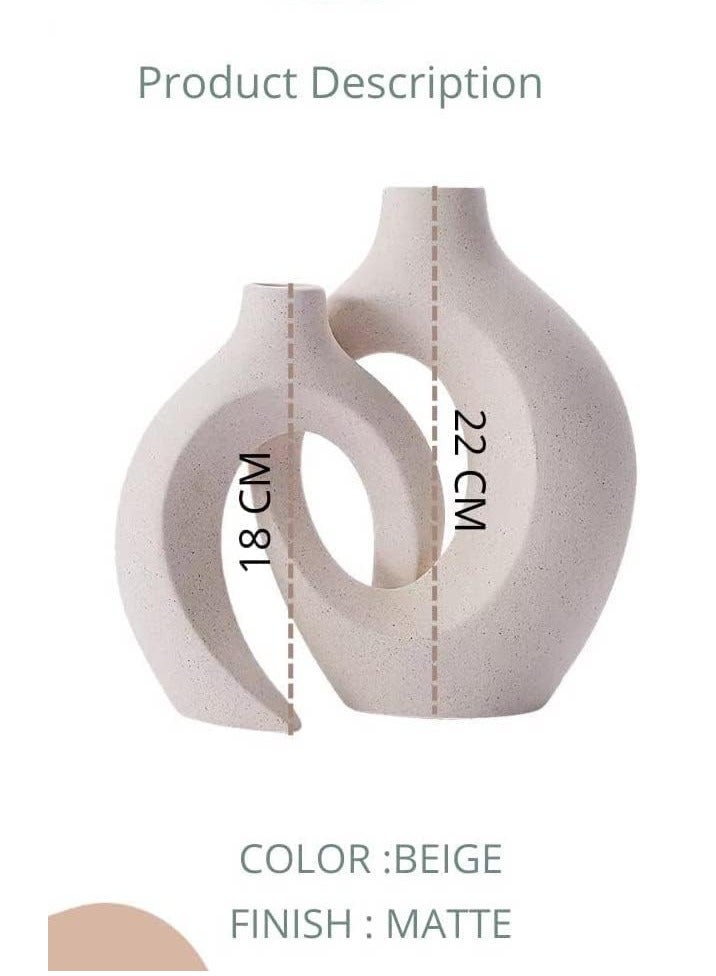 Two Legged Elegant Vase for Home Decoration (Set of 2 Vases) - Image 5