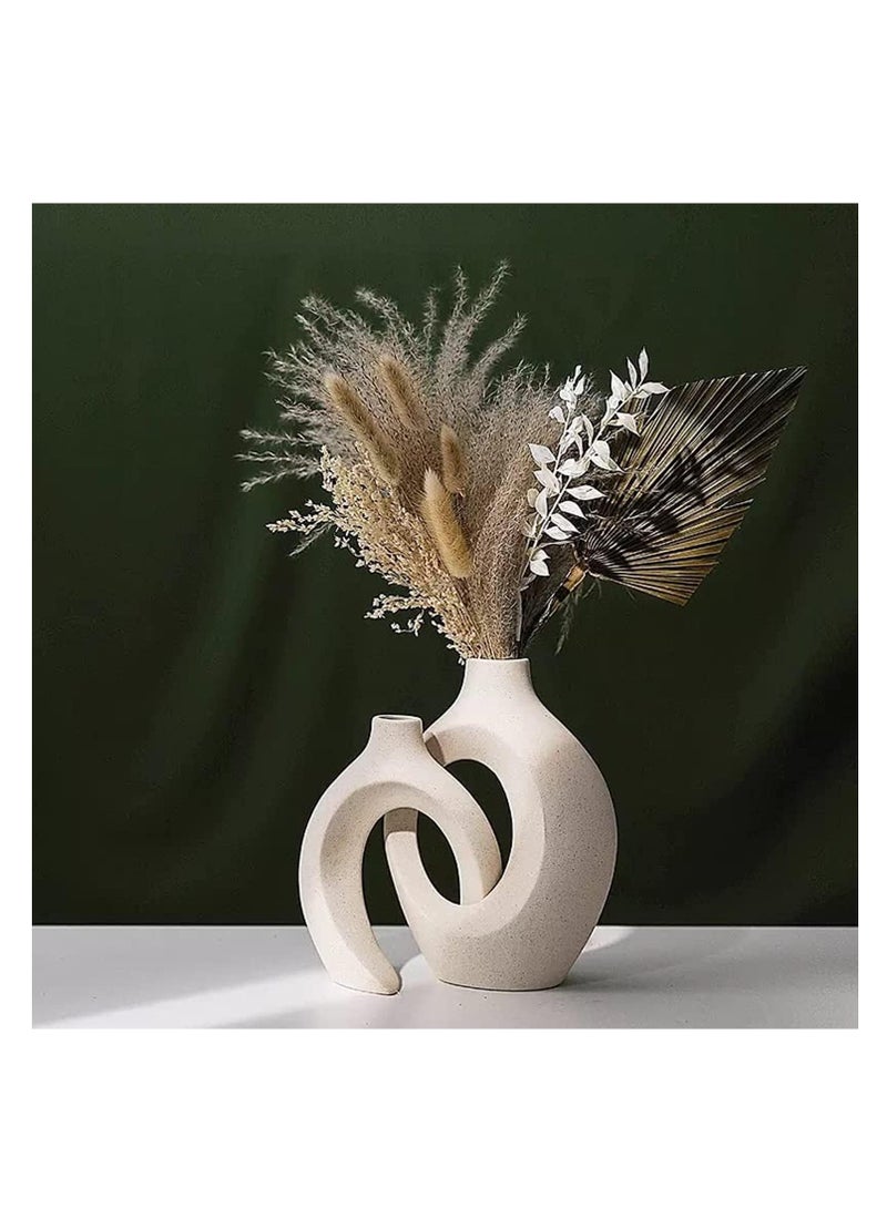 Two Legged Elegant Vase for Home Decoration (Set of 2 Vases) - Image 1