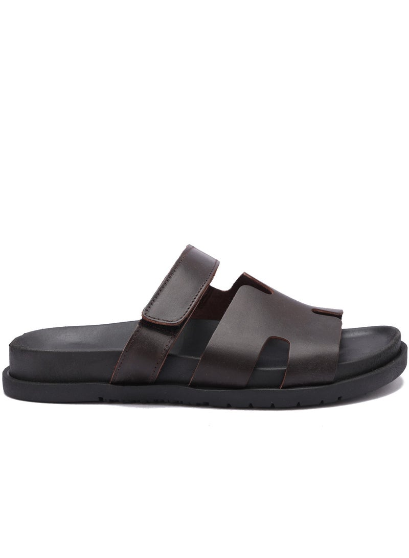 Fashion and comfortable men's slipper - natural leather and non-slip medical sole available in different sizes and colors - Image 3