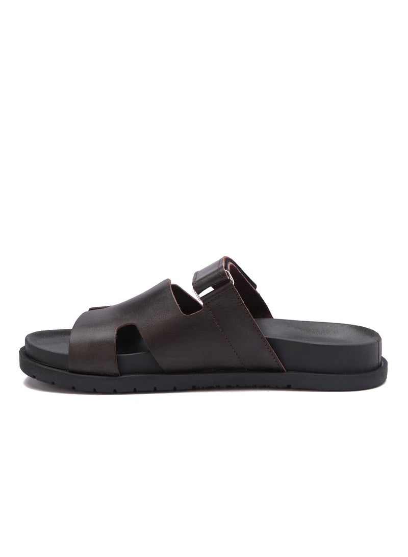 Fashion and comfortable men's slipper - natural leather and non-slip medical sole available in different sizes and colors - Image 4