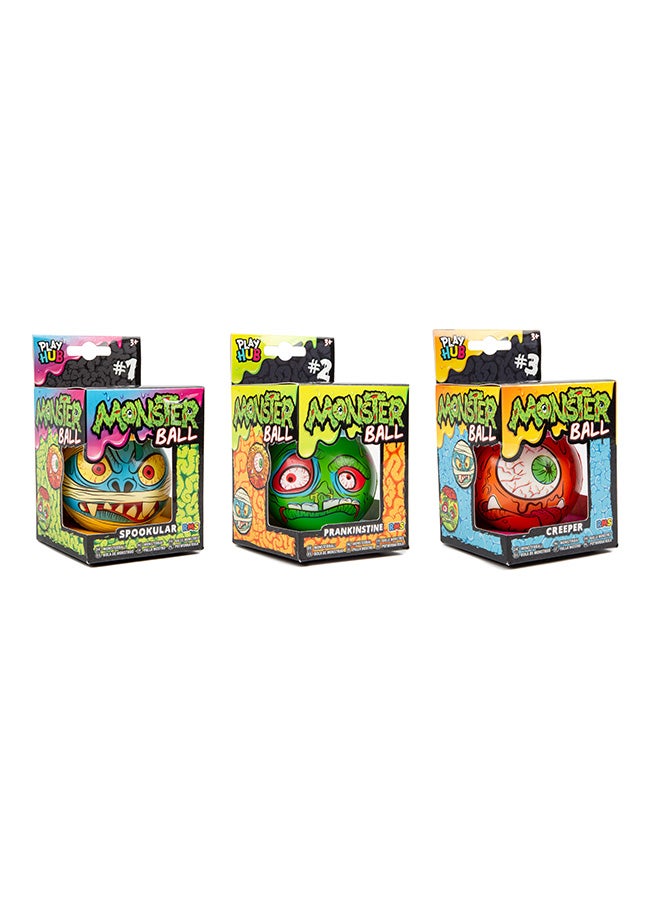 RMS Monster Balls - 3 Asstd – Fun Kids Toy, Interactive Playtime & Gift Item - Image 1