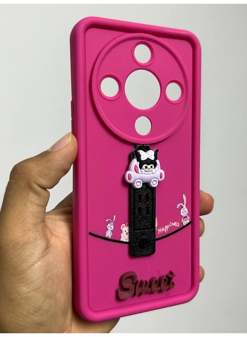 new cartoon-designed back cover with the word "Sweet" on it, compatible with the Honor X9B phone. - Image 1