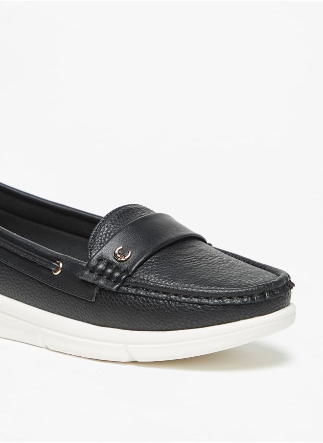 Le Confort - Women Metal Accent Slip-On Loafers - Image 1
