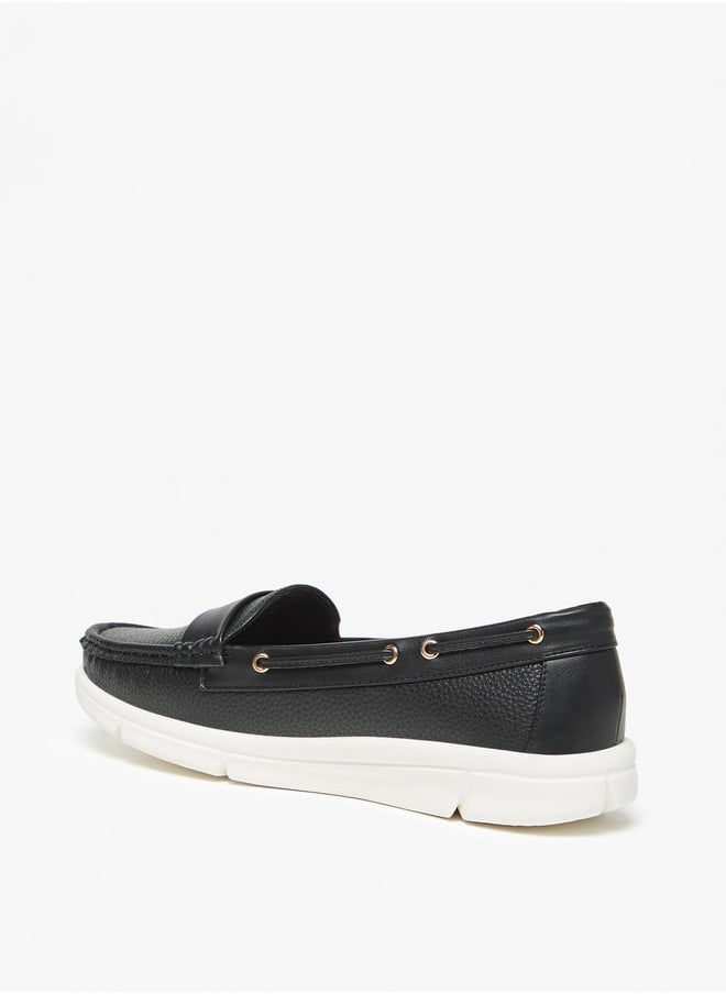 Le Confort - Women Metal Accent Slip-On Loafers - Image 1