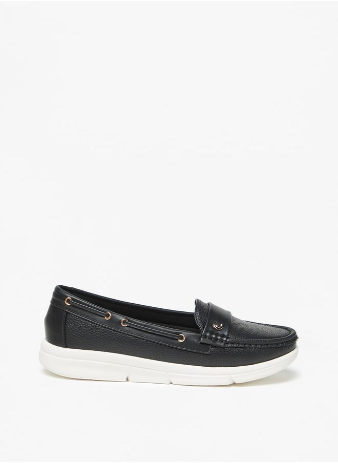 Le Confort - Women Metal Accent Slip-On Loafers - Image 1