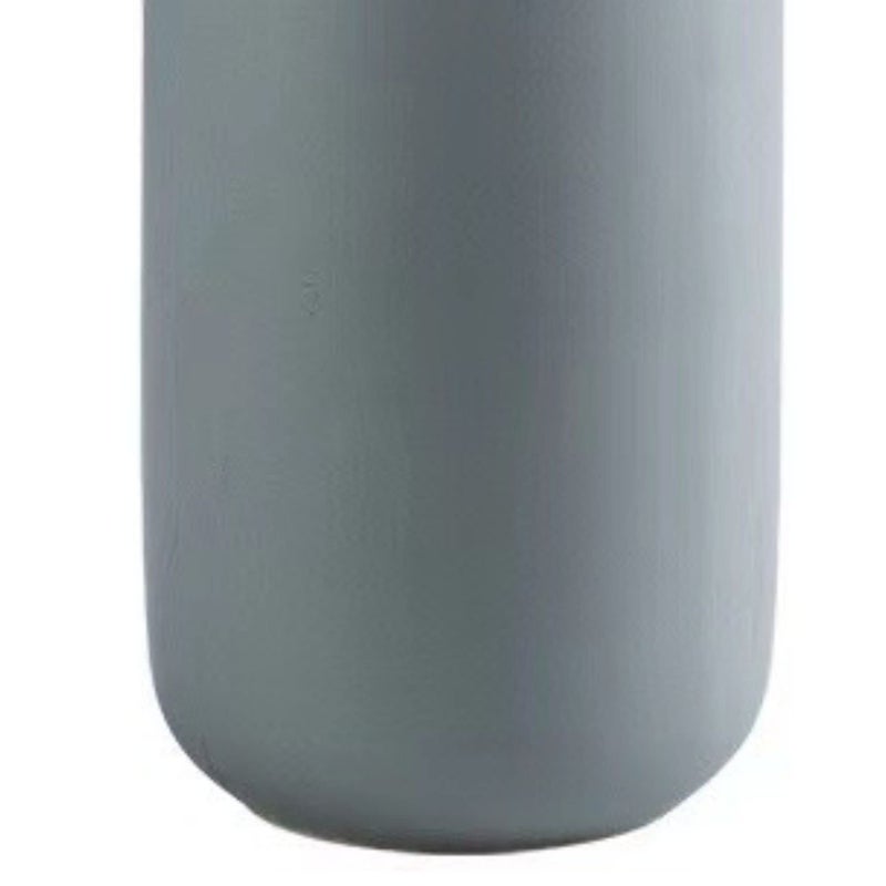 FabSeasons Solid Grey Ceramic Soap Dispenser for Kitchen/Bathroom, Ideal Bathroom Accessory, Practical & Decorative Tabletop Soap Dispenser, 350ML - Image 3