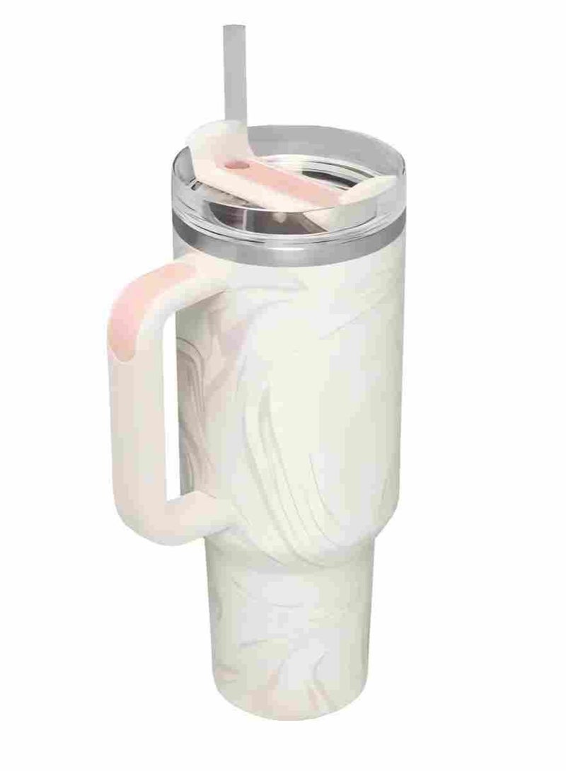 Stanley Quencher H2.0 FlowState Stainless Steel Vacuum Insulated Tumbler with Lid and Straw for Water, Iced Tea or Coffee, Smoothie and More, 40 oz - Image 2