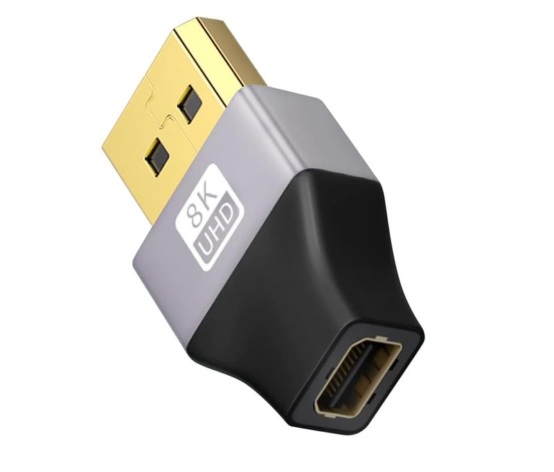 Tobo 8K DisplayPort to Mini DisplayPort Adapter, DP Male to Mini DP Female, 8K@60Hz UHD Video for Laptop, PC, Monitor, TV - Image 1