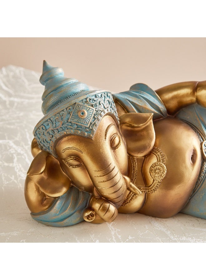 Home Box Sym Resting Ganesha Figurine - 32.5x16x16.5 cm - Image 4