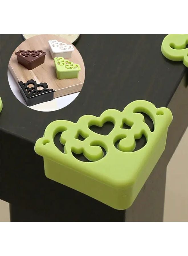 4 Pack Black Anti Collision Table Corner Protectors Heavy Duty Silicone Corner Guards - Image 3