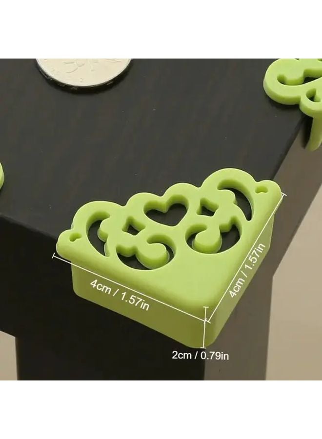 4 Pack Black Anti Collision Table Corner Protectors Heavy Duty Silicone Corner Guards - Image 4