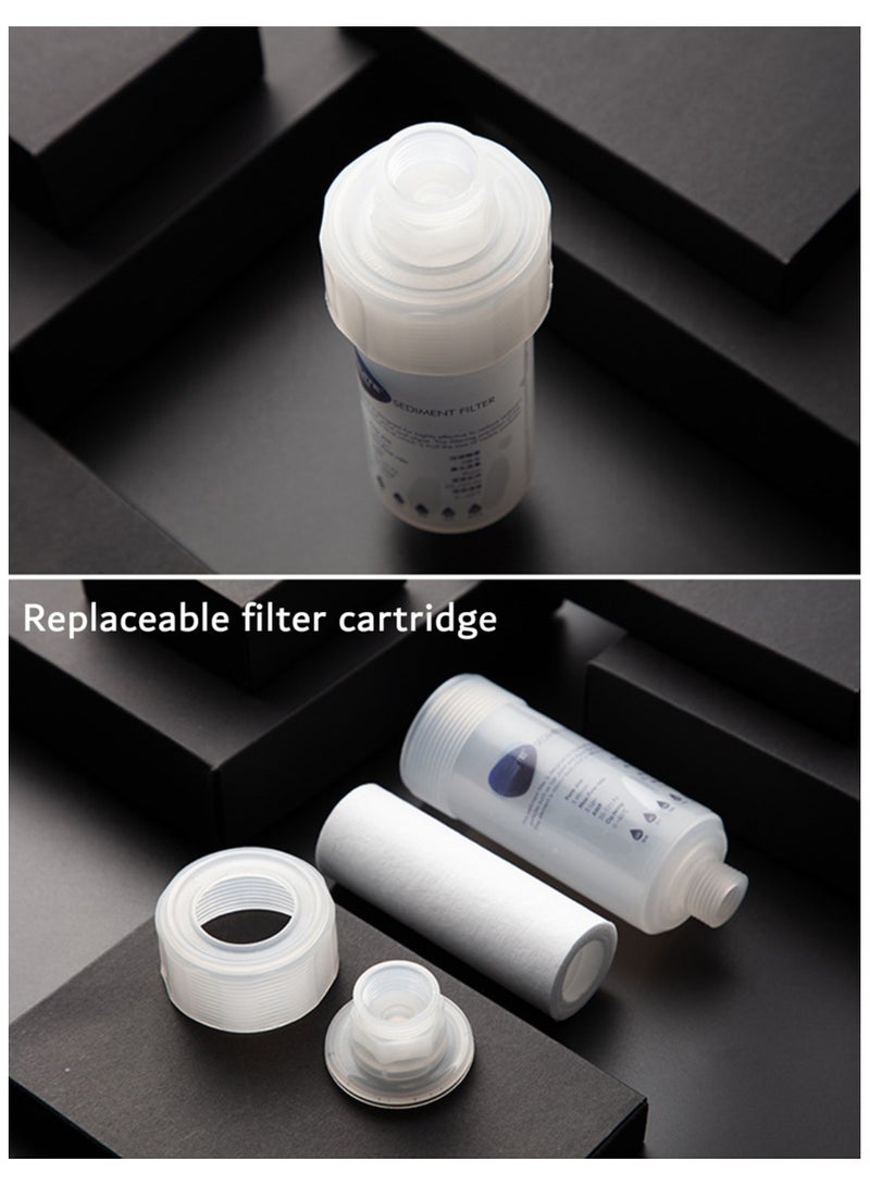 جيوجيو فلتر دش من البولي بروبيلين 5 ميكرومتر مع كبريتات الكالسيوم - يقلل من الصدأ/الرواسب/الكلور، خرطوشة سهلة التركيب 1/2 انش للمنازل في الامارات العربية المتحدة - PP5M-MOD1 - Image 5