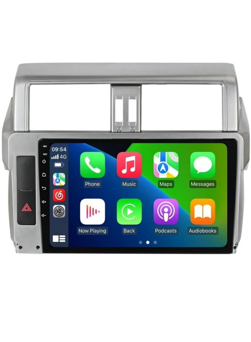 4+64GB 8-Core 10.1" Car Radio Stereo for Toyota Land Cruiser Prado 150 2014-2017 Dash Kit, Android 12 GPS Navigation Multimedia Player with Car-Play Android Auto - Image 1