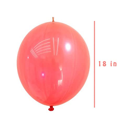 Xloey 12Pcs Punch Balloons, Xloey 18 Inches Punching Balloons, Assorted Color Neon Punch Balloon Party Favors For Kids, Party, Wedding, Daily Games, Fun Balloons(12) - Image 2