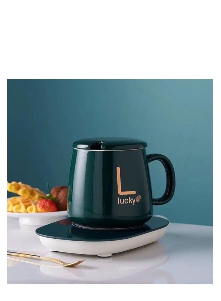 سبيس شوب 55 درجة مئوية، إيقاف تلقائي للتحكم في الحرارة، كوب شاي حليب القهوة، هدية مثالية للأصدقاء - Image 1