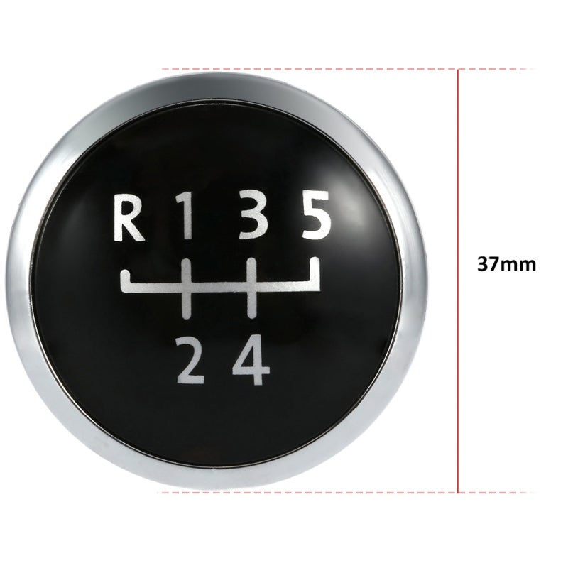 Gear Knob Emblem: 5mm Black High-quality Durable Easy Direct Installation Replacement Emblem - Perfect Fit Stylish Black Design Gear Shift Emblem for VW T5 Transporter 2003-2010 Models - Image 4