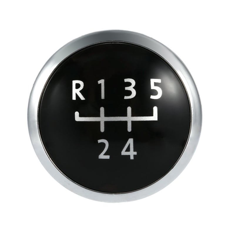 Gear Knob Emblem: 5mm Black High-quality Durable Easy Direct Installation Replacement Emblem - Perfect Fit Stylish Black Design Gear Shift Emblem for VW T5 Transporter 2003-2010 Models - Image 1