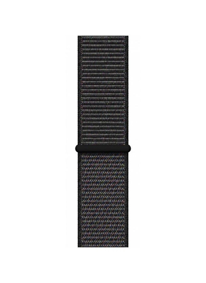 HEXABEX Apple Watch Band/Strap Compatible With Compatible with 42mm(Series 10)/41mm/40mm/38mm Nylon Band/Strap for Apple Watch All Series Black  - Image 3