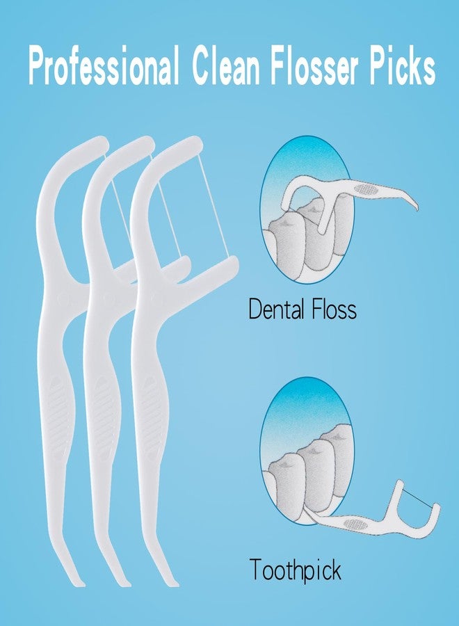DanTicy Dental Floss Picks Extra Strong Professional Clean Flosser Picks | Toothpicks for Adults | Easy Grip Handle | Fresh Mint, 50 Count - Image 4