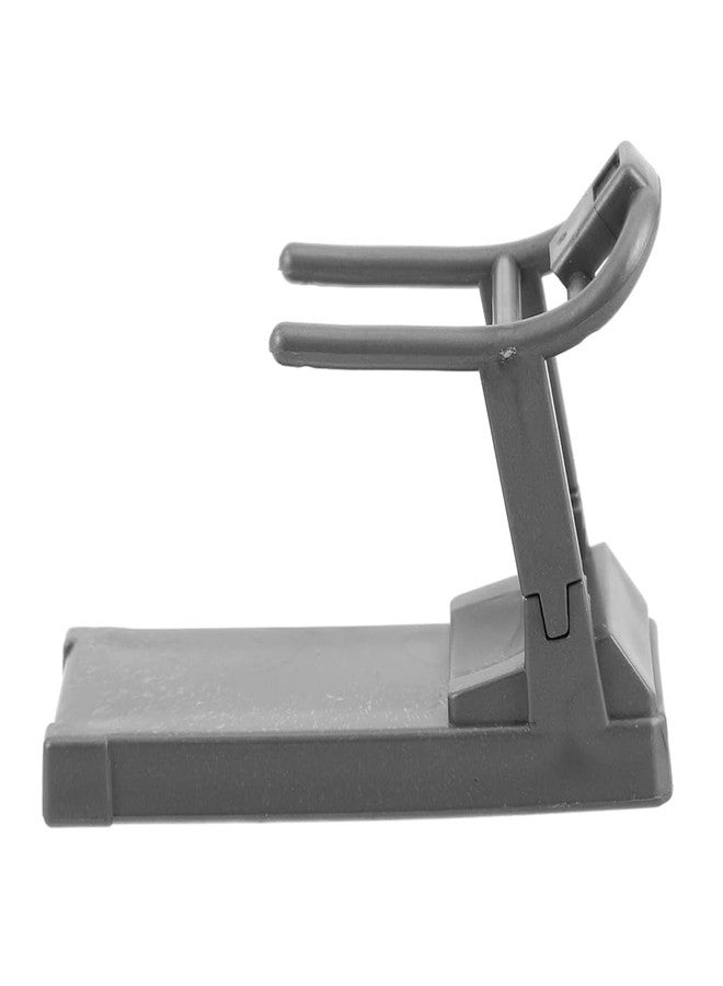 هيموتون نموذج معدات اللياقة البدنية المصغرة لبيت الدمى من هيموتون - ملحقات صالة الألعاب الرياضية DIY لديكور بيت الدمية، جهاز مشي بلاستيكي متعدد المقاييس لتزيين المشاهد الصغيرة الداخلية، 2.16 × 1.49 × 0.82 بوصة - Image 1