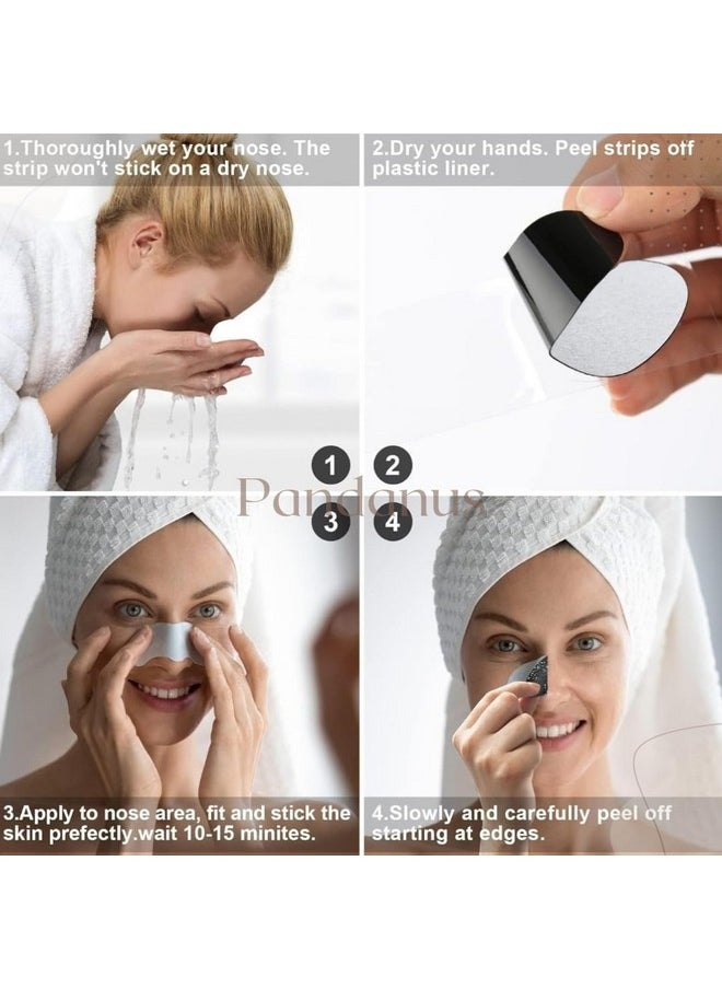 Generic Blackhead Pore Strips (PACK OF 10) Nose Strips for Black Head Remover,Deep Cleansing Charcoal Strips with Instant Blackhead Removal,Natural Charcoal Pore Cleaner & Minimizer  - Image 3