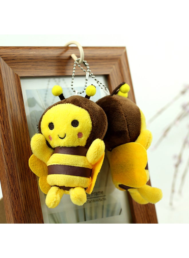 Cute Little Bee Plush Pendant Little Wasp Doll Toy Wedding Throwing Gift 4-inch Ragdoll Machine Doll-Specifications:12cm - Image 4