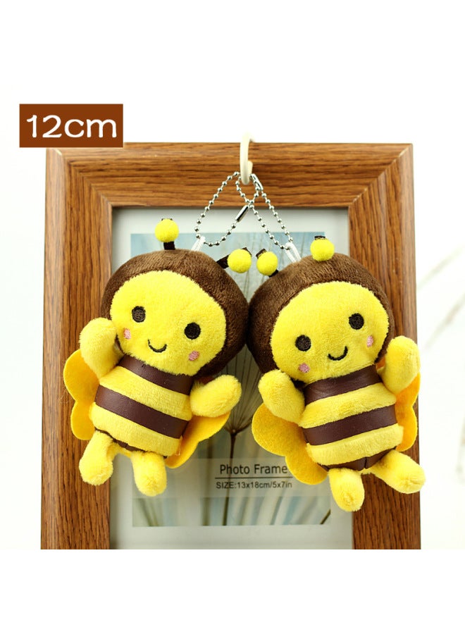 Cute Little Bee Plush Pendant Little Wasp Doll Toy Wedding Throwing Gift 4-inch Ragdoll Machine Doll-Specifications:12cm - Image 2