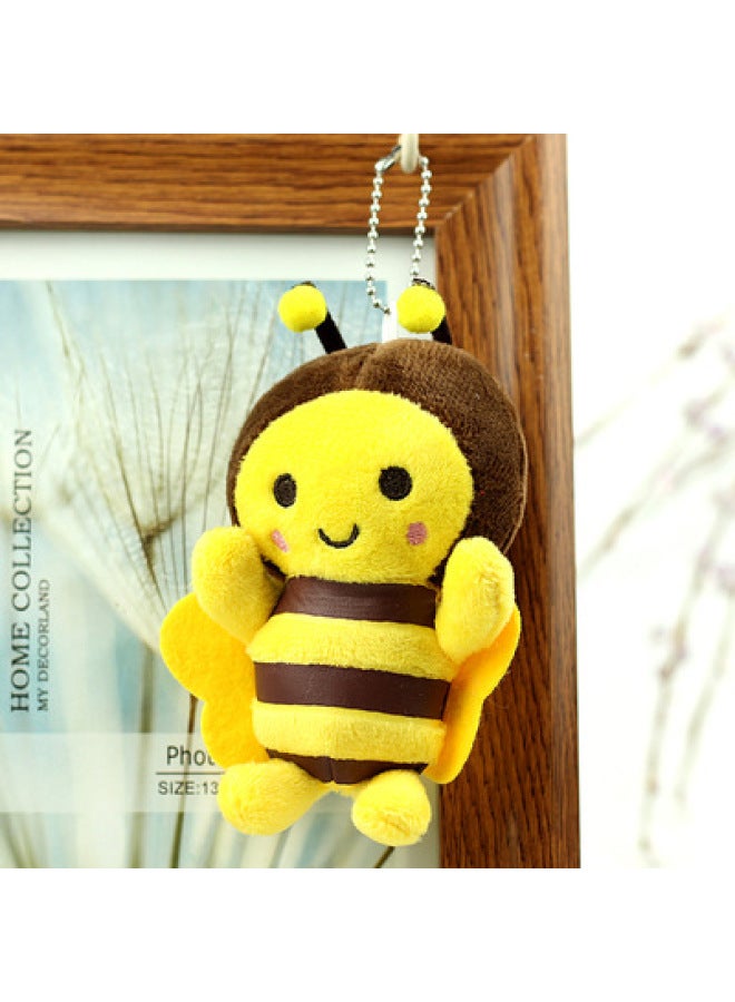 Cute Little Bee Plush Pendant Little Wasp Doll Toy Wedding Throwing Gift 4-inch Ragdoll Machine Doll-Specifications:12cm - Image 1