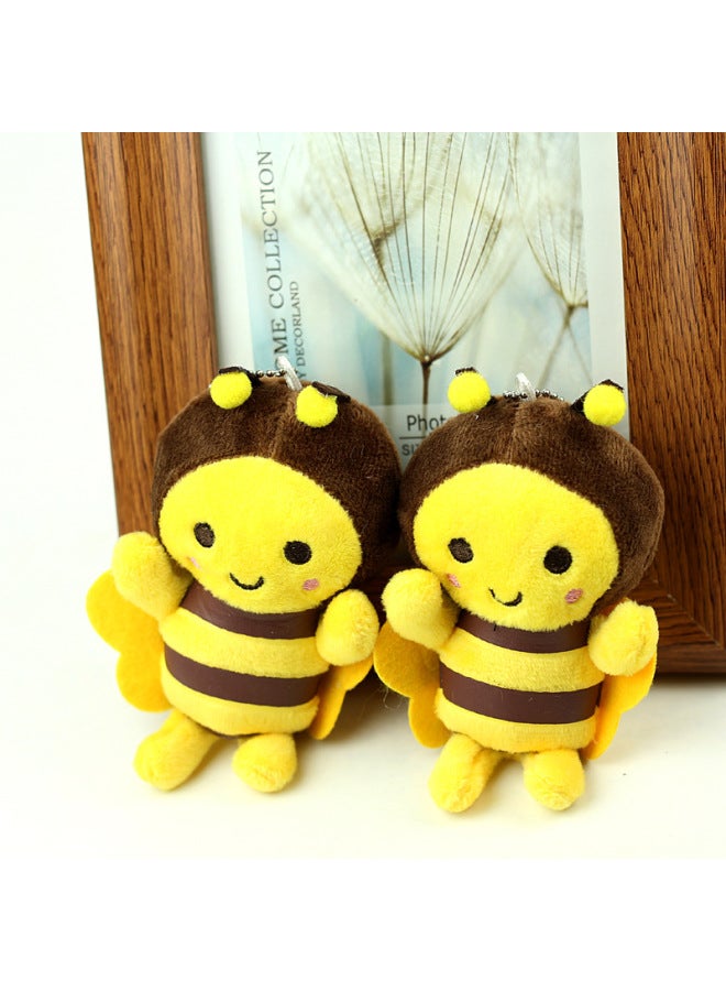 Cute Little Bee Plush Pendant Little Wasp Doll Toy Wedding Throwing Gift 4-inch Ragdoll Machine Doll-Specifications:12cm - Image 5
