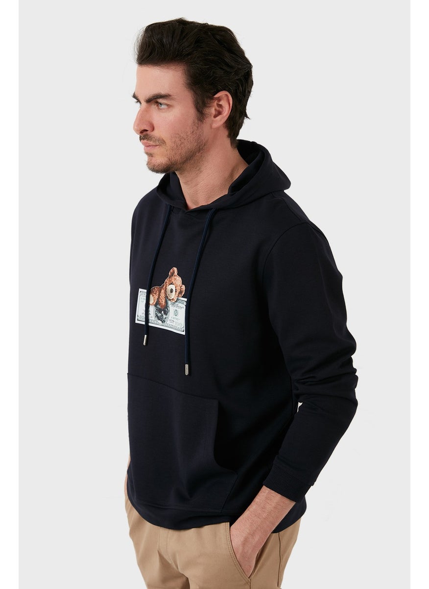 Cotton Printed Kangaroo Pocket Hooded Sweat Men's Sweat 6141004 - pzsku/Z90517DA94F910E863A94Z/45/_/1728061701/3316b841-aa29-45b3-8c34-6e1ab4918a5e