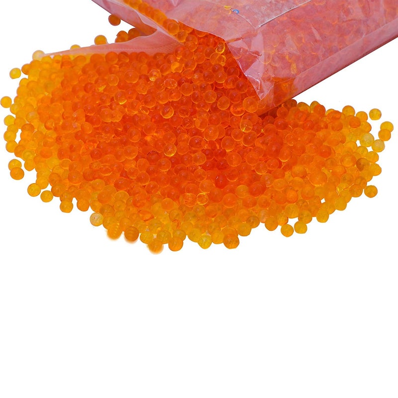 Elysian Color Indicating Desiccant Silica Orange Gel Beads Premium Orange Indicating Silica Gel Desiccant Beads Absorbent Rechargeable For Moisture Room Kitchen Wardrobe 3 Kg - Image 1