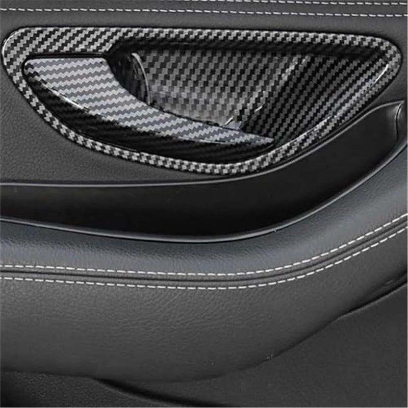 DEMULAX Car Inner Door Handle Cover Set for C-Class W205 - Image 4