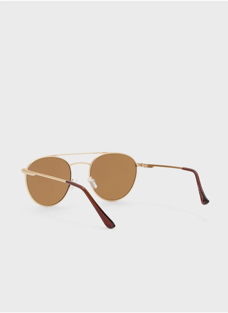 Seventy Five Round Overbridge Sunglasses