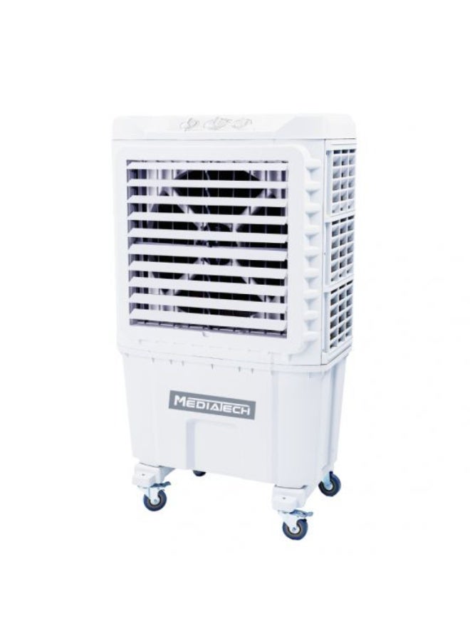 Mediatech Media Tech Air Cooler, 80 Liters, 3 Speeds, 250 Watt, MT-AC602 - White - Image 1