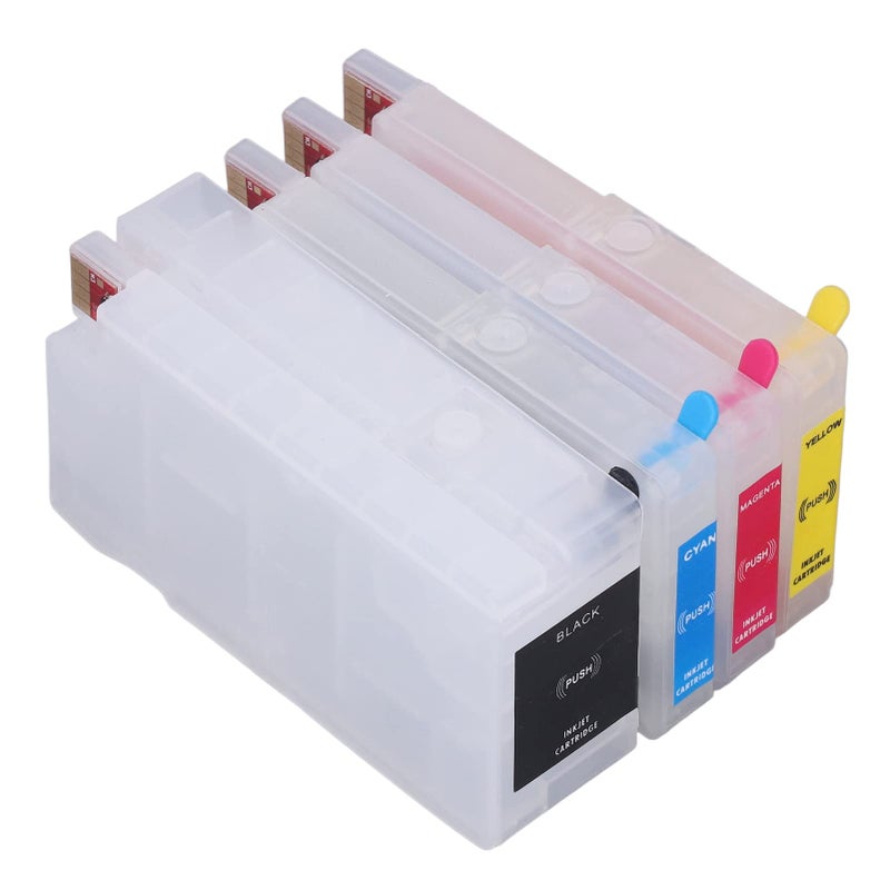 4 قطع من مجموعة خراطيش الحبر الأسود لطابعات HP Officejet، توافق عالي وطباعة واضحة - Image 5