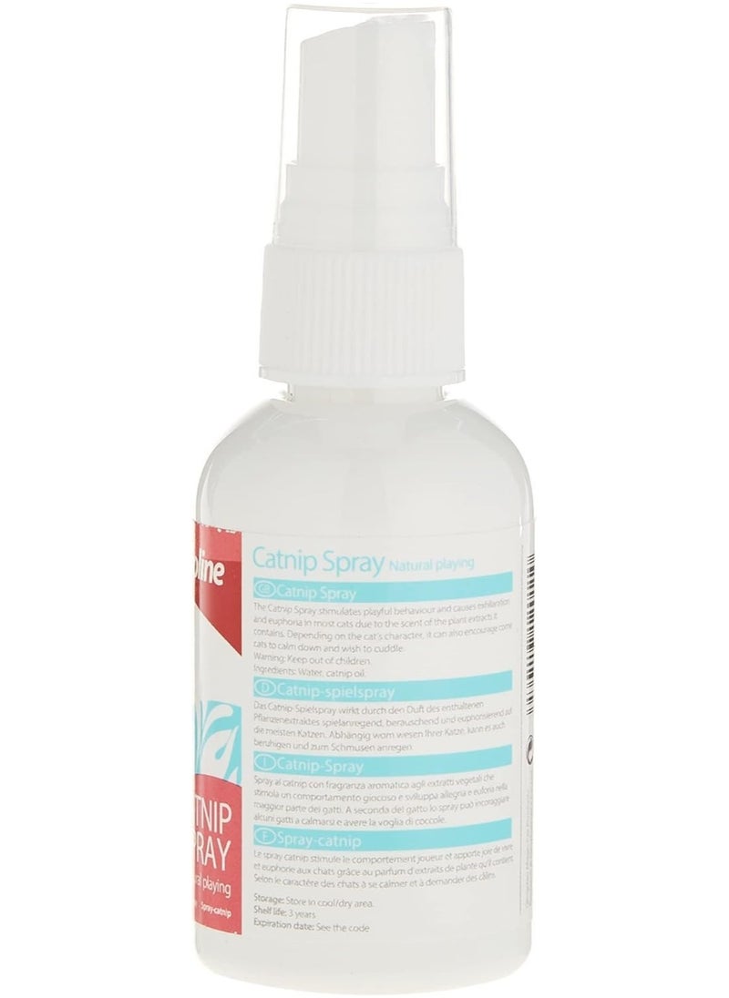 Catnip Spray Stimulate Cats Playful Behavior Multicolour 50ml