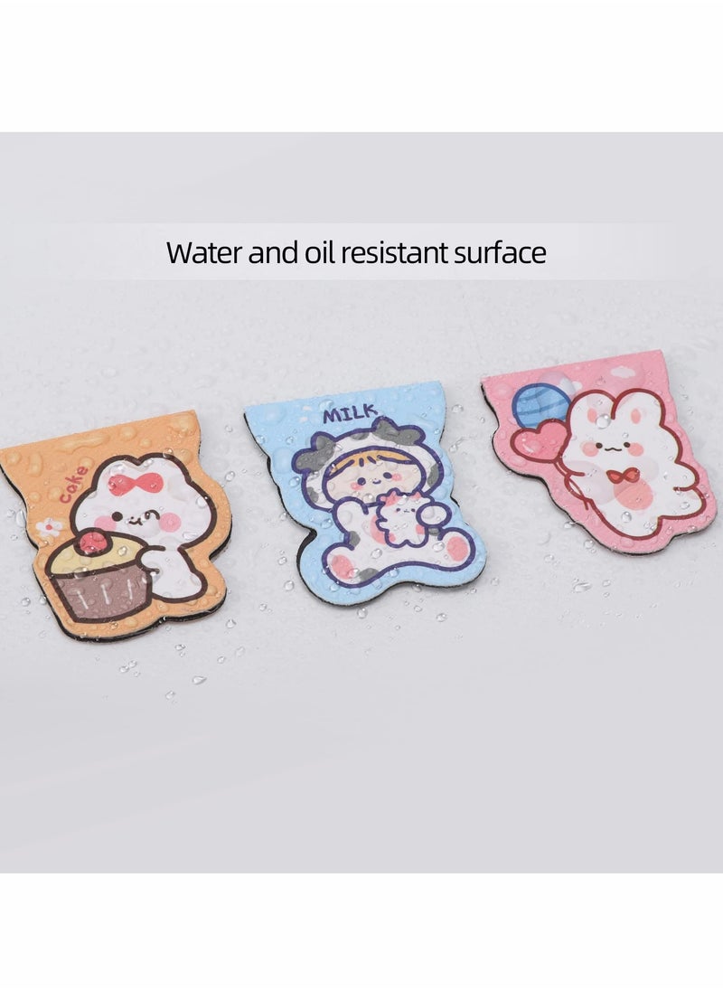 Generic Magnetic Bookmarks, Cute Bookmarks with Cartoon Patterns, Page Clips for Students Teachers Kids Schools Home（12pcs）  - Image 3