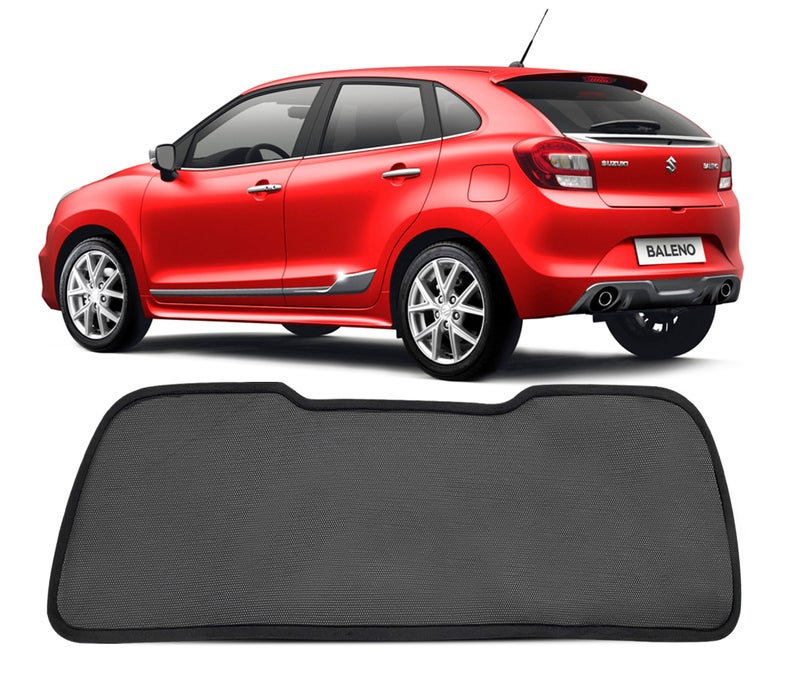 Autofact Dicky Curtain for Maruti Baleno (2015 to 2021) | Custom Fit Rear Windshield Sunshade | UV & Heat Protection | Foldable Mesh | Privacy & Cooling Car Accessory - Image 1