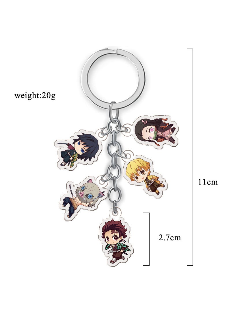 Generic - Animation peripheral hand-made ghost blade set acrylic keychain variety of transparent pendant diy cross-border cuteA118 A118 - Image 1