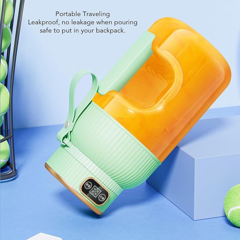 Green Portable Juicer Cup 1200ml Mini Travel Blender For Gym Office Sports Outdoor - Image 4
