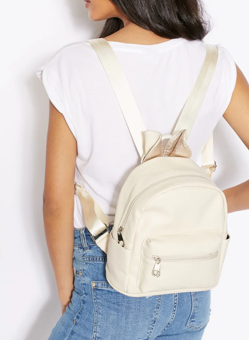 Ginger Bunny Detail Backpack