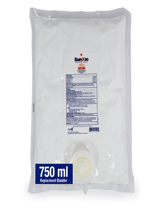 CoreTex Sun X 50 SPF Broad Spectrum Sunscreen Lotion (Refill Bag ONLY) - 25.4oz of Paraben, Oxybenzone, Octinoxate, & Oil Free Sunscreen - No White Cast and Water & Sweat Resistant Up to 80 Minutes - Image 1