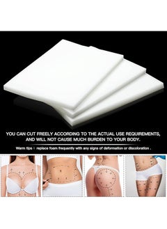 erorex Lipo Foam Lipo Foam Pads Flattening Abdominal Foam Board Compression Garment After Liposuction Foam Boards For Lipo Recovery Supplies Ab Board Post Surgery Liposuction Faja Board 2Pcs  - Image 4