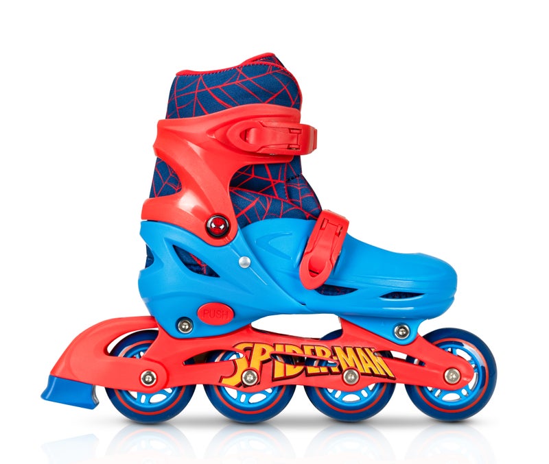 Spartan Spiderman Inline Skates for Kids Size S 31–34 | Durable Hardshell Boot with Soft Liner | 64mm PU CAST Wheels | ABEC‑7 Bearings | Adjustable Fit Marvel Skates – SP‑1022 - Image 2