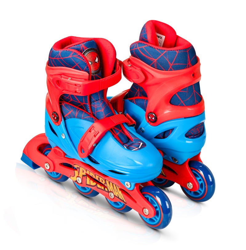 Spartan Spiderman Inline Skates for Kids Size S 31–34 | Durable Hardshell Boot with Soft Liner | 64mm PU CAST Wheels | ABEC‑7 Bearings | Adjustable Fit Marvel Skates – SP‑1022 - Image 3