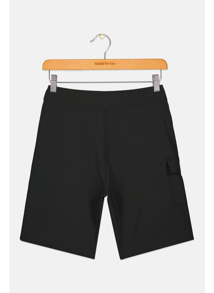 Billabong - Kids Boy Brand Logo Board Short, Black - Image 1